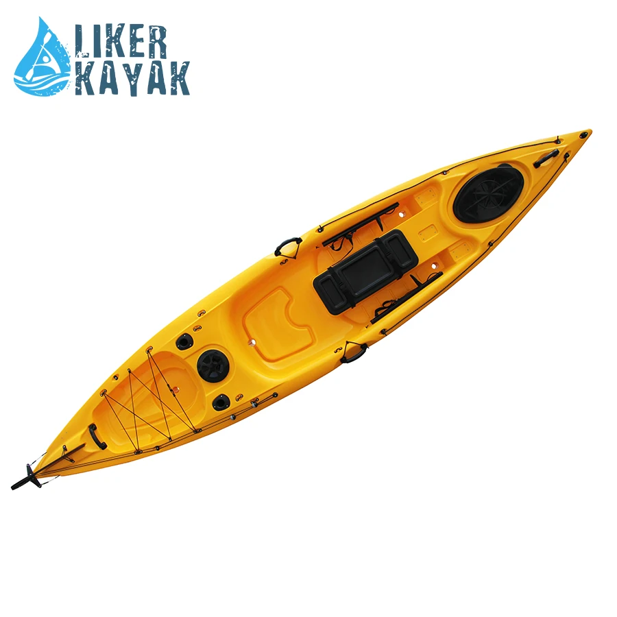 

LIKER KAYAK 4.0m Fishing Kayak With Seat Trolley Sit On Top Clear Hatch Kayak