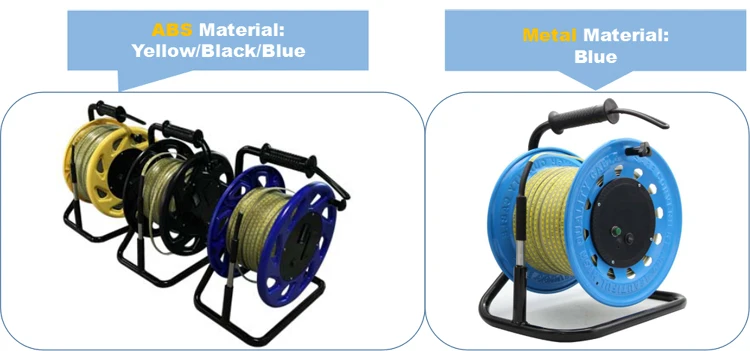GLT500A 30-500m Steel Tape Battery Deep Well Underground Water Level Indicator