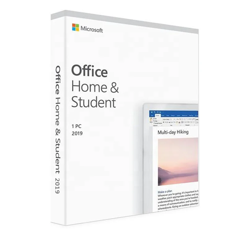

Newest version digital Microsoft Office 2019 home and student key