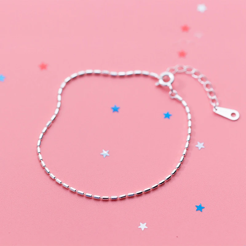 

925 Sterling Silver Bracelets Birthday Gifts Jewelry