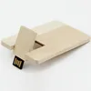 Wedding Gifts Flash Card Wood case Flip wooden card USB Drive bamboo usb card Flashdrive Memory stick