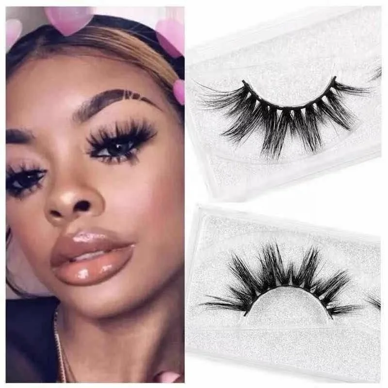 

Long 3D mink lashes 25mm real siberian mink eyelashes, Natural black