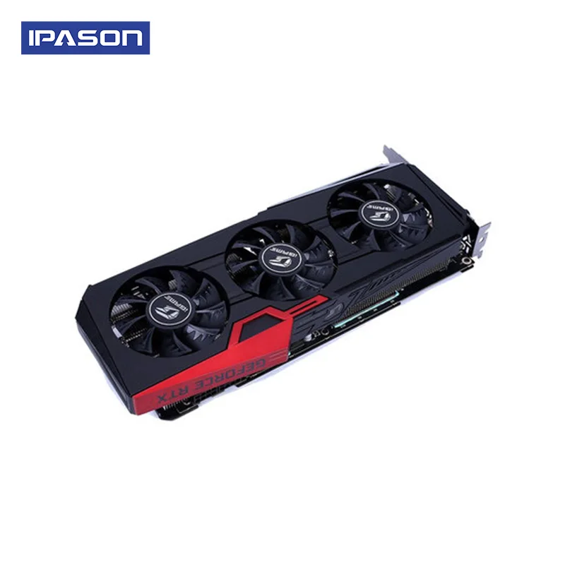 

Ipason Raytracing Rtx 2060 6G Gddr6 192Bit One Button Overclocking Gaming Pc Graphics Card, Black