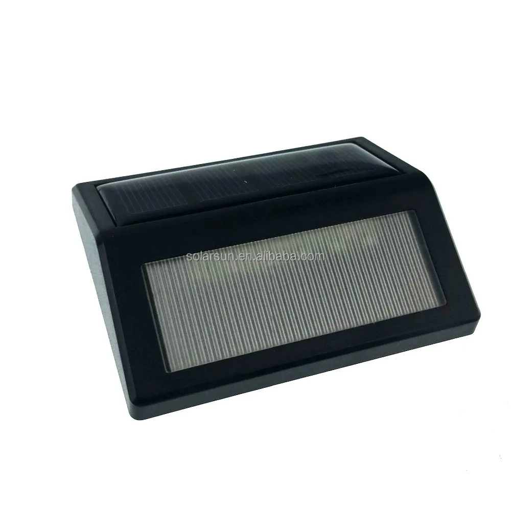 1W Wall Mounted Motion Sensor Outdoor Solar Wall Light with Waterproof IP65