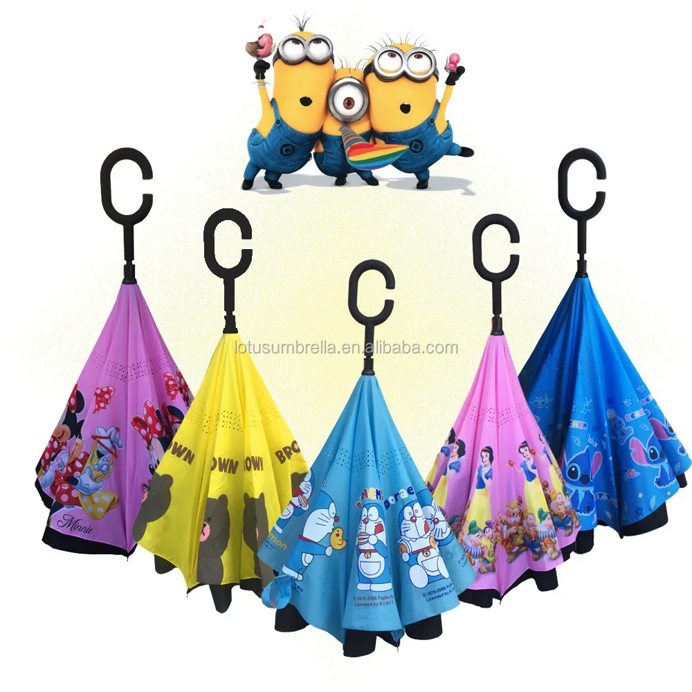 Kids Inside Out Umbrella With Cartoon Print - Buy Kids Inside Out