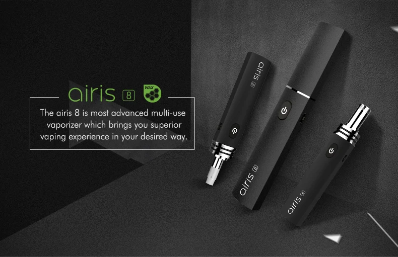 2019 Airistech 2 In 1 Airis 8 Wax Vape Pen Vaporizer With Touch Coil ...