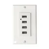 American wall socket 5V/4.2A US standard socket with four port USB socket U&L certification professional manufacturer