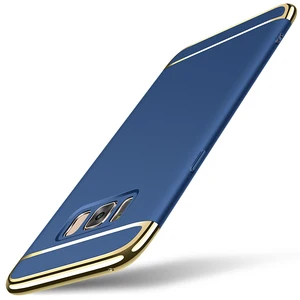 TOPK Original Luxury Plating Anti-Knock Plastic Phone Protective Case for Samsung Galaxy S8