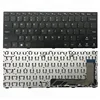 Black frame US laptop keyboard For Lenovo Ideapad 110-14 110-14ISK with power button
