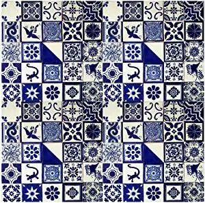 Blue Mexican Tiles Find Deals On Line At Get Quotations 25 Hand Painted Talavera Mexican Tiles 4 X4 Blue