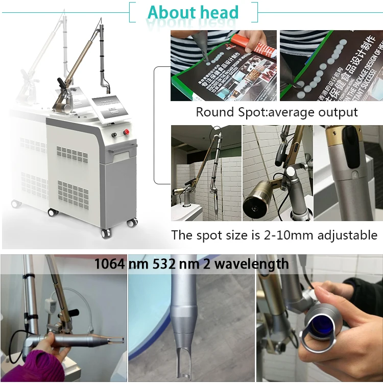 Nubway Factory Price 1064nm 532nm Q Nd Yag Laser Q Switch Beauty Machine For Beauty Salon