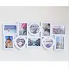 Combination photo frame wood home
