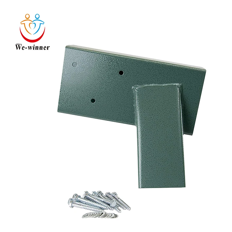 Factory Customized 3 Way Rectangular Corner Brace Accessories Steel Swing Set Hardware Frame Bracket For Swing Buy Swing Set Hardware Swing Product