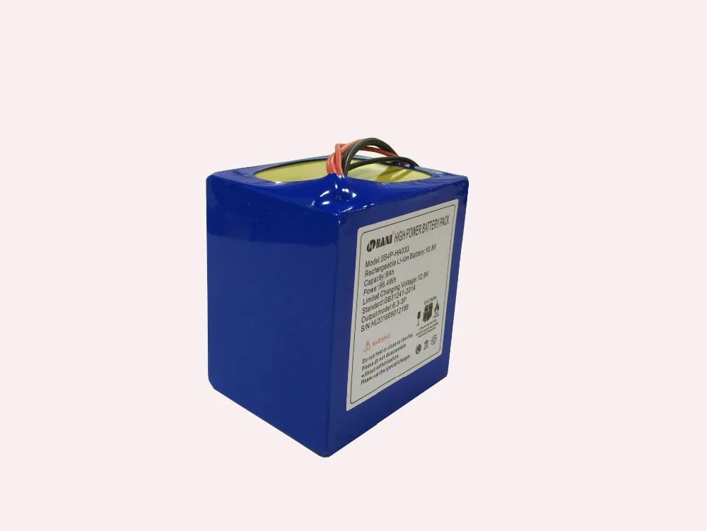 10.8v 8.8ah Lithium Battery Pack 3s 4p 18650 Electric Scooter Battery
