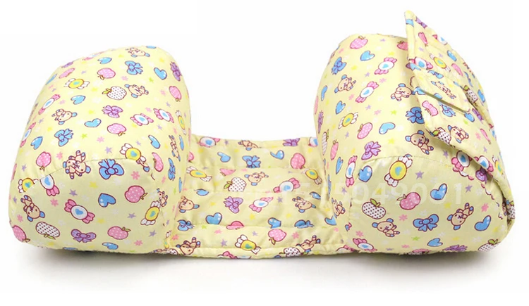 Новые ребенка подушку форма регулируемые съемные против мигрени младенческой новорожденных подушка для шеи детей постельных принадлежностей сна глава позиционер
