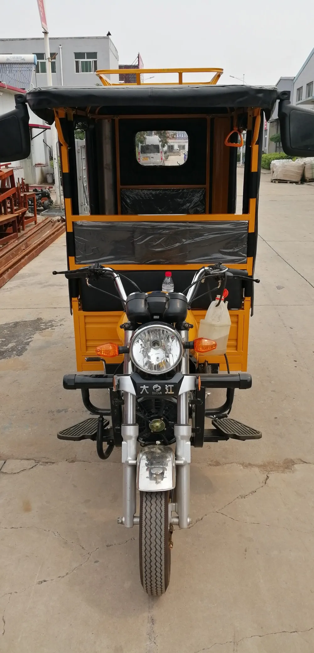 Keke Bajaj Tuktuk Gasoline Three Wheel Motorcycle Taxi For Africa