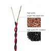 High quality Copper core PVC insulation twisted-pair flexible wire and cable safe single core cable wire