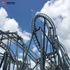Attraction outdoor amusement park adult carnival games 12 persons roller coaster rides for sale