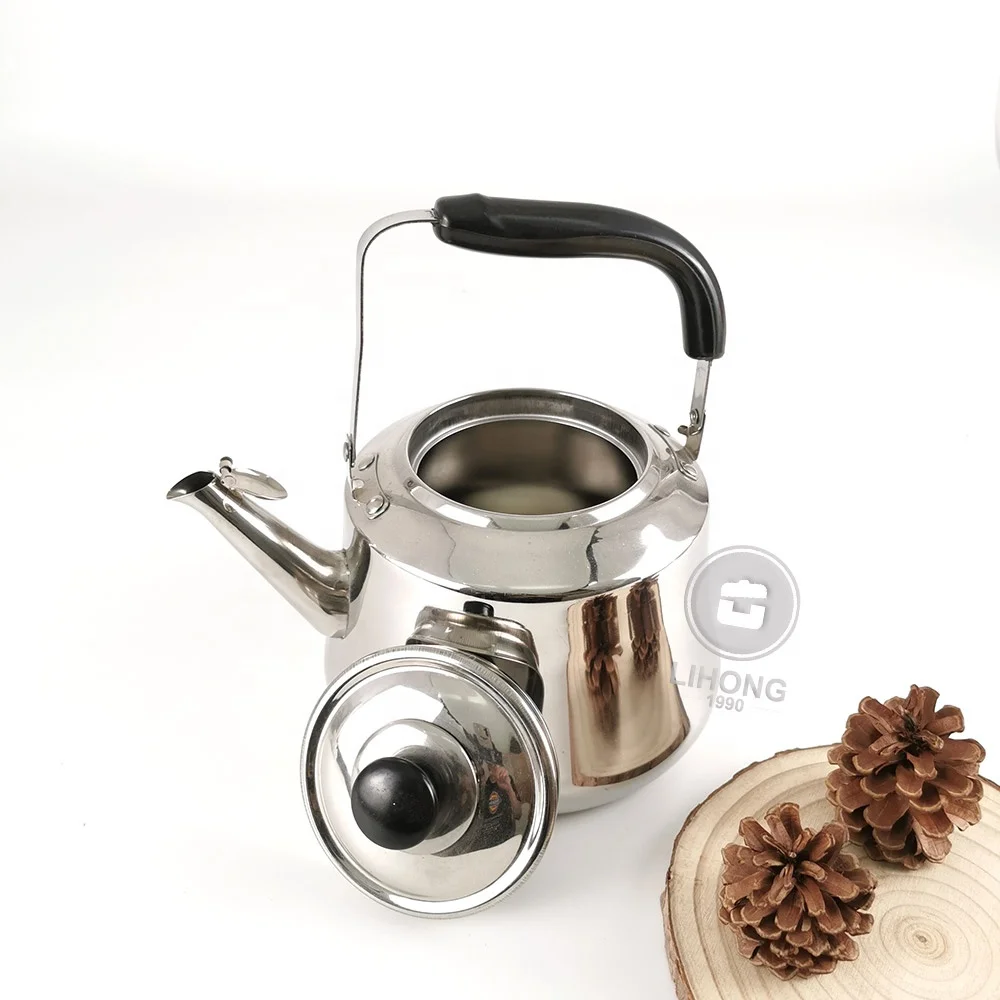 China 304 water kettle unbreakable restaurant tea pots/stainless steel tea pot