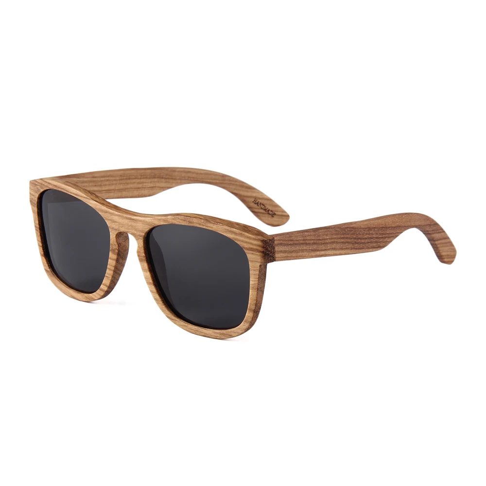 

China wholesale OEM custom logo fashion gafas de madera brand name sunglasses