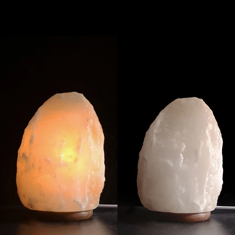 Usb White Salt Lamp Himalayan Crystal Salt Anion Selection Creative