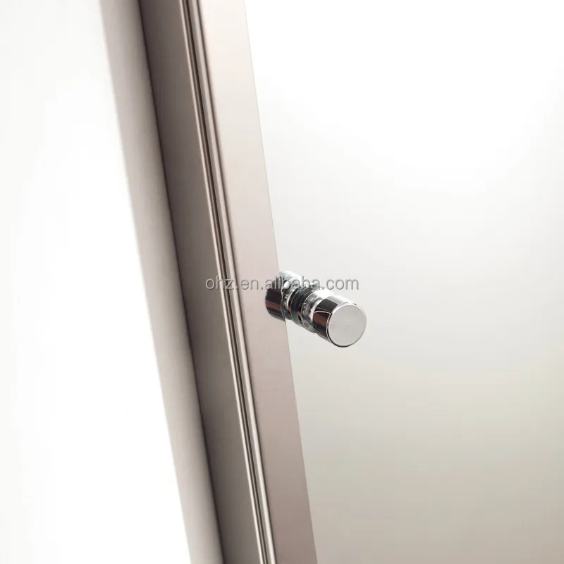 Montado en la pared de acero inoxidable triángulo esquina baño espejo