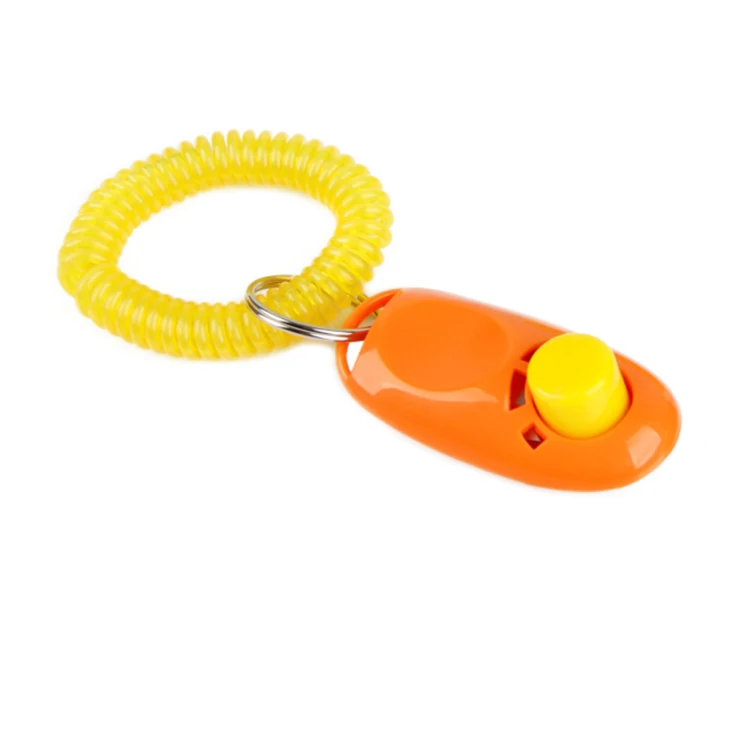 
Pet dog click training clicker obedience trainer aid 