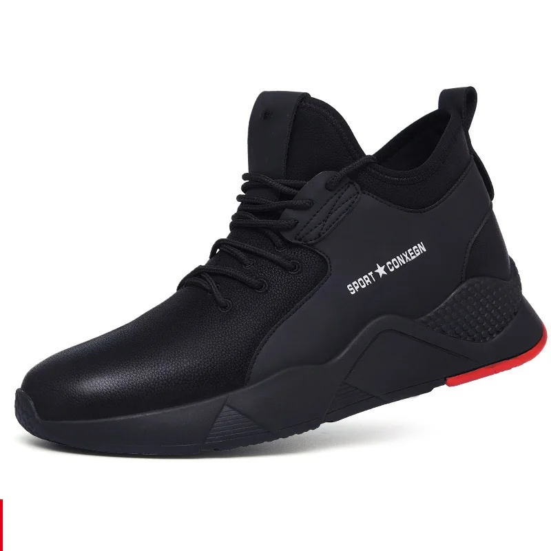 

New products in China market black running sneakers shoes for men online, Customized