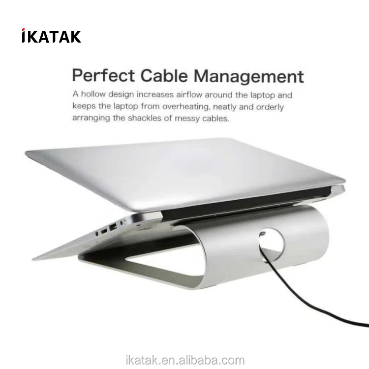 Hot Selling Aluminum Alloy Notebook Holder Desk Cooling Stand for Laptop