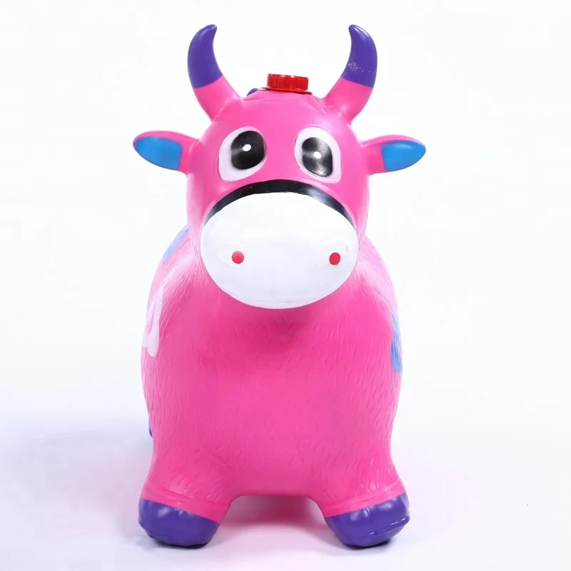 
Wholesale strong quality kids jumping animal toy with painting and musical 