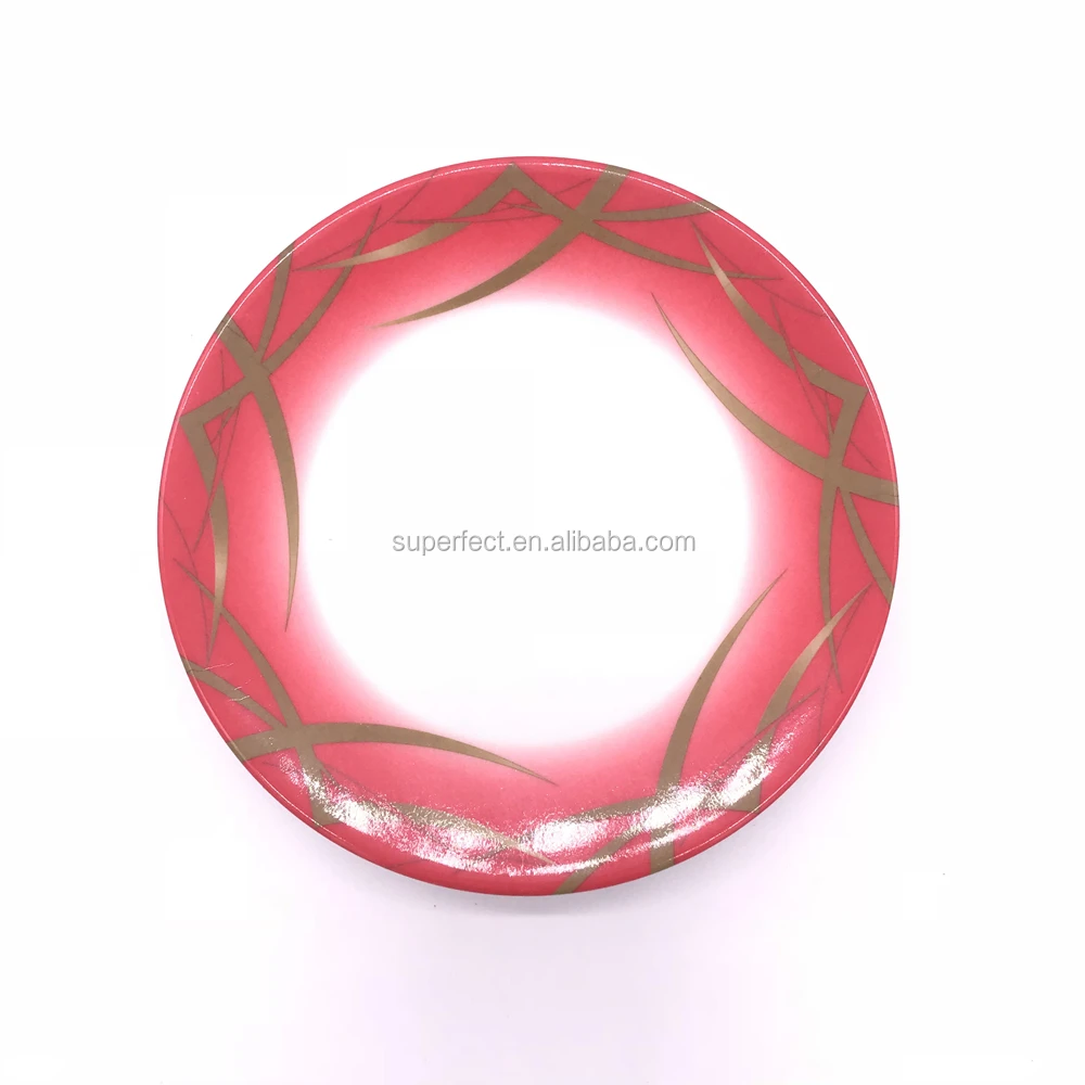 

Japanese food beautiful design reusable healthy 100% melamine sushi plate round