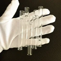 

4 inch clear glass smoke pipe glass pipe for smoking