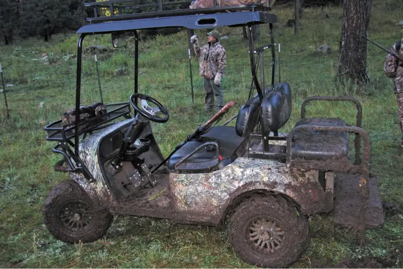 4x4 Drive Electric Hunting Golf Cart,Electric Utility Vehicle 48v 5kw Dc Motor And 1 Year