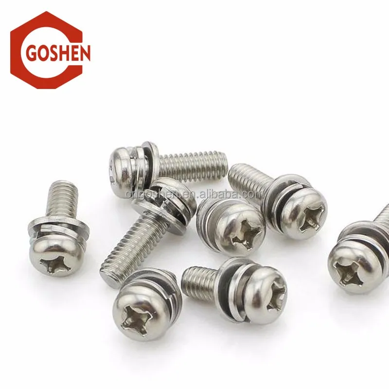 
ansi b-18.6.3 cross recessed round head machine screw 