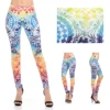 Wholesale New Desaign Printing Brushed Running Sport Tights Leggings