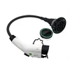 16A 32A type 1 to type 2 socket ev plug adapter car outlet convertor