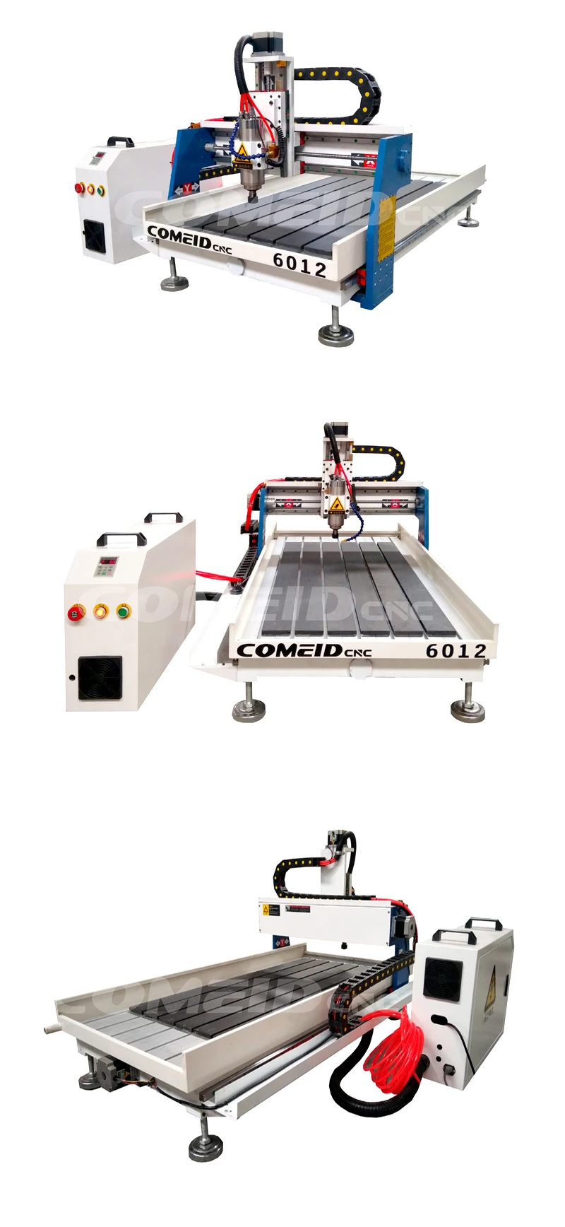Mini Aluminum Cnc Router 6012 / Desktop 3 Axis Cnc Wood Carving Machine