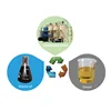 Profitable investment waste black engine oil recycling plant to clean diesel