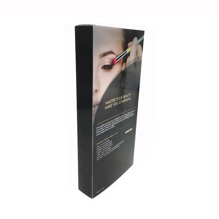 Personalized makeup brushes packaging with plastic insert buy makeup