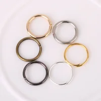 

Wholesale 6 colors DIY jewelry findings accessory metal open jump ring