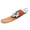 Leather USB flash drive 512GB to 16GB With key chain
