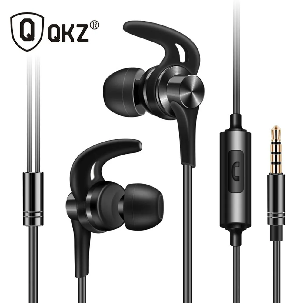 

QKZ DT1 In Ear Earphone HiFi Earphone Metallic Earphone, Black