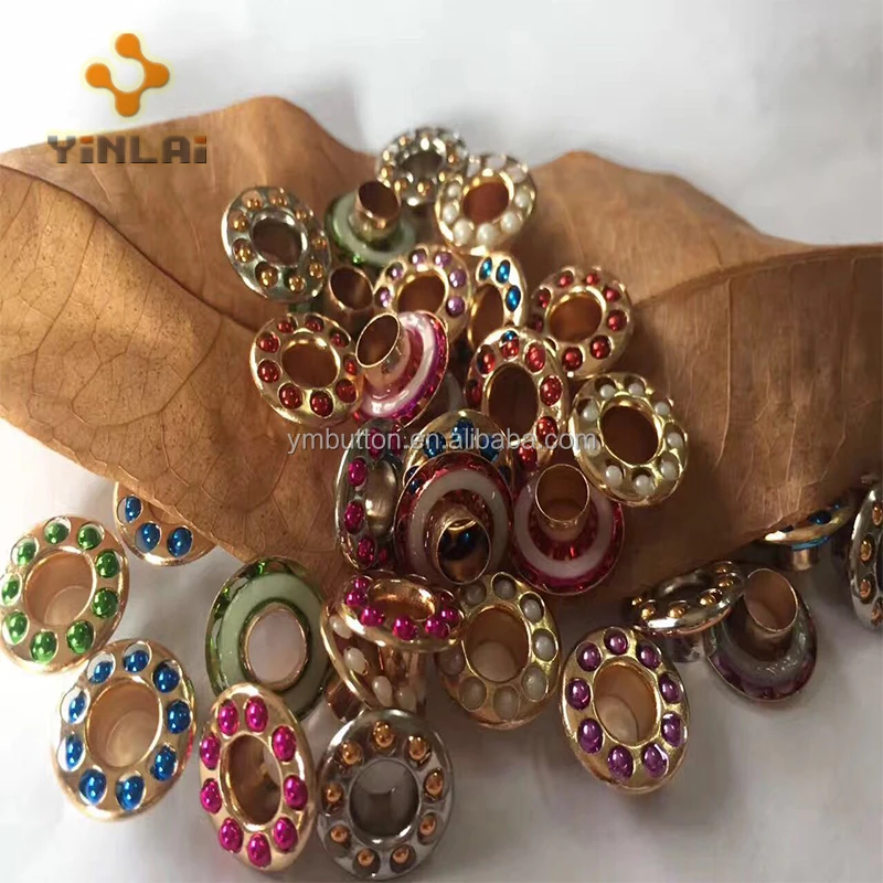 
China factory customized brass clothing grommet and eyelets 