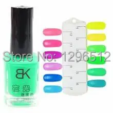 Gelishgel Nail Polish For 7ml Neon Fluorescent Non toxic Nail Polish Varnish Lacquer Paint Art For