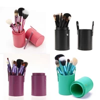 

Green Purple Black Pink Makeup Brush Set with Brushes Makeup Organizer 12pcs Brushes Makeup Professional