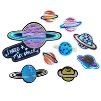 

3D embroidery patch custom 3d star wall embroidery Stickers Patches DIY accessory Iron On Embroidered patches