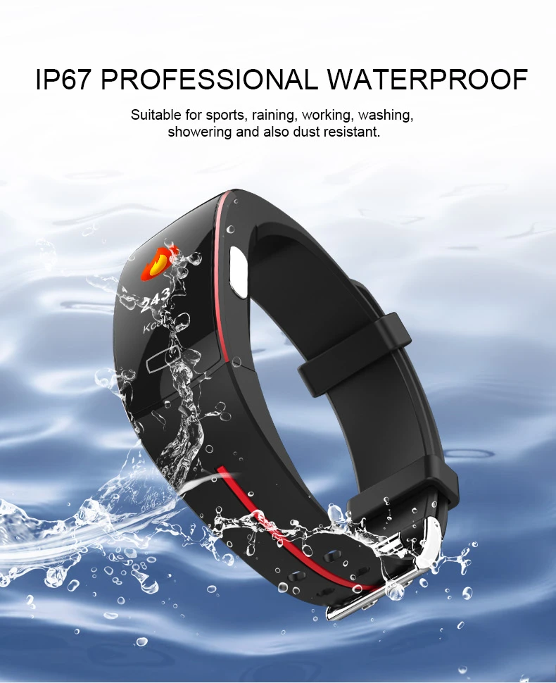 P3 Plus Smart Bracelet PPG ECG Heart Rate Blood Pressure Monitor Color Screen Smart Band-09.jpg