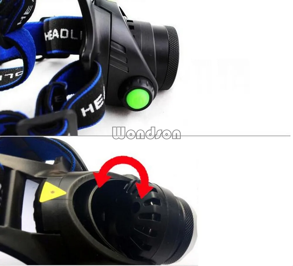 Waterproof Rechargeable Head Light Night Fishing Zoom Ultraviolet Uv Black Light Headlamp Buy