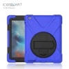 360 degree rotating kickstand rugged shockproof case for ipad 2/3/4 wiht hand strap