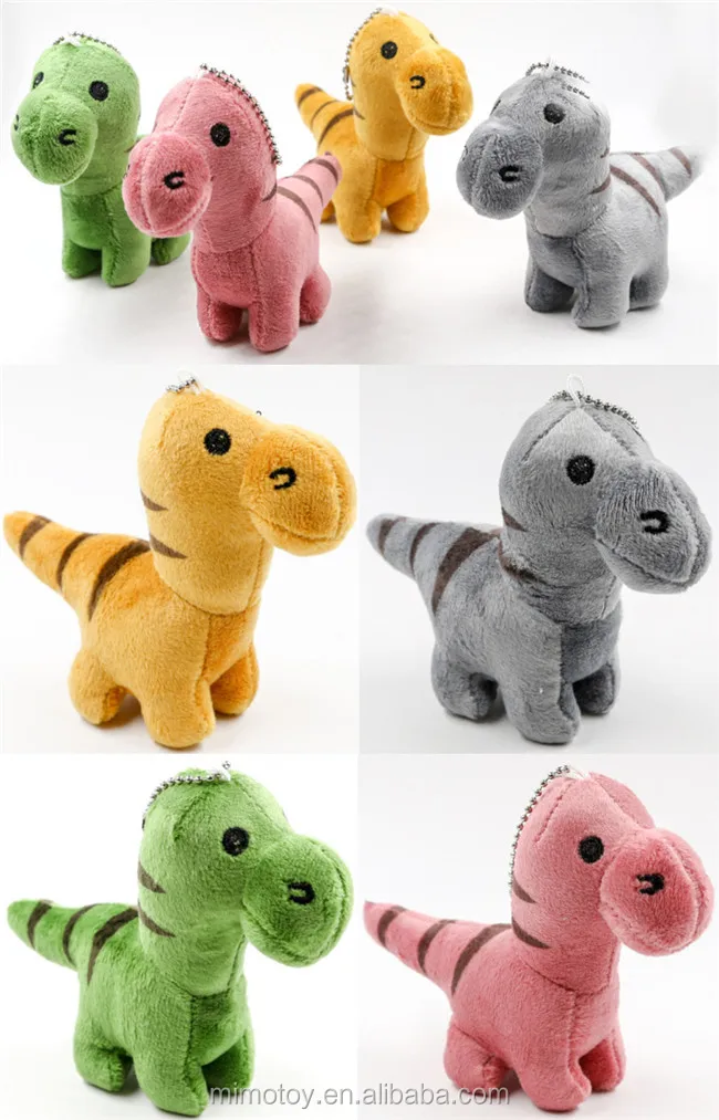 Cartoon Kids Big Ears Plush Toy Blue Color Elephant Keychain Keyring